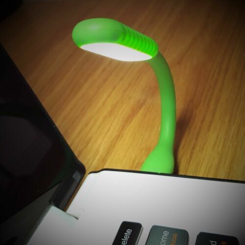 Mini Flexible LED Light USB Lamp for Computer Laptop Keyboard Reading US/YELLOW!