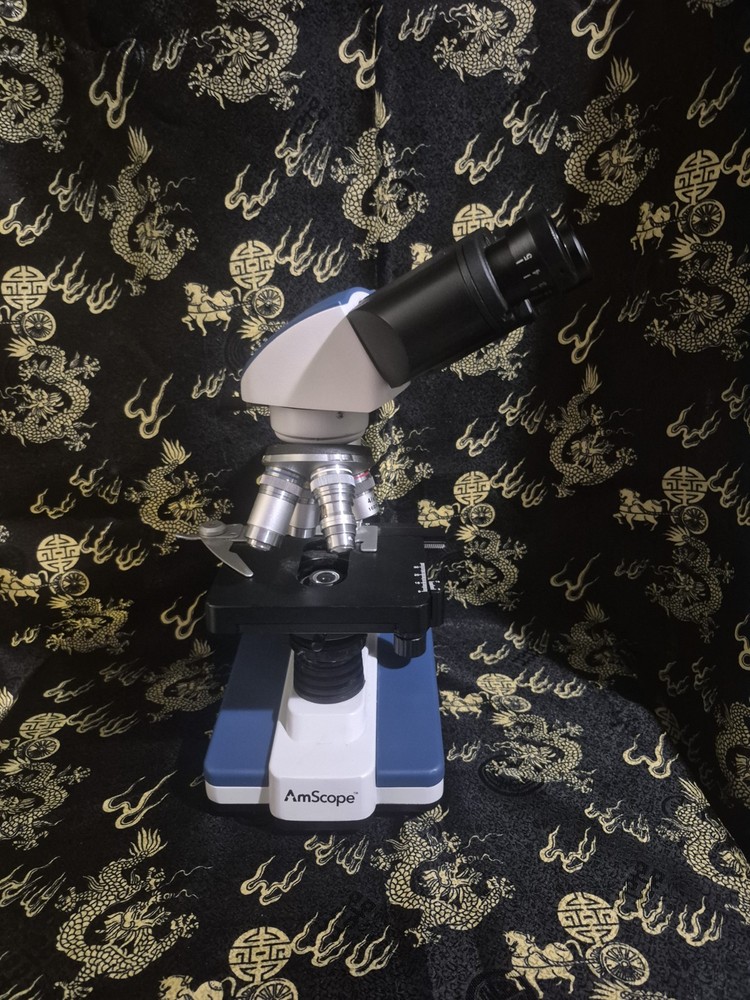 AmScope B120C 40x-2500x LED Lab Binocular Compound Microscope