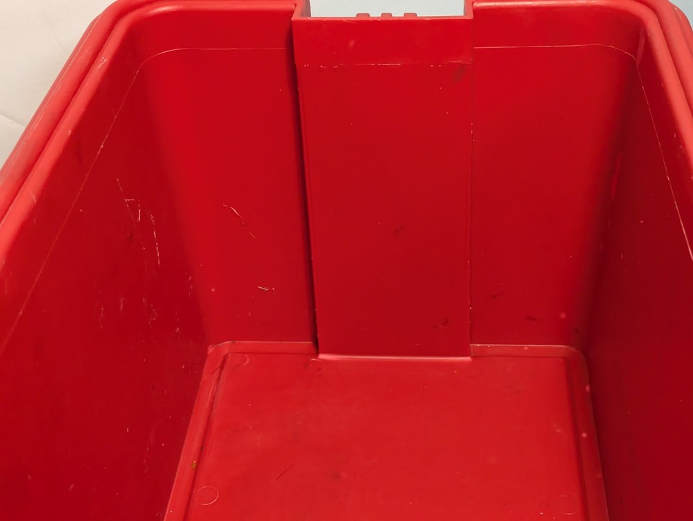 Snap On Tools 2 Tray Poly Toolbox KRW200R, Red & Black, With Removable Strap