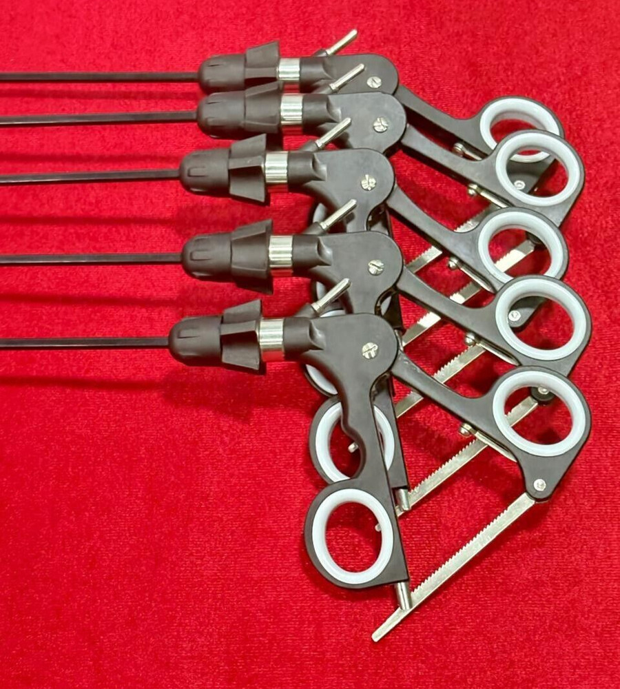 Laparoscopic Rat Toothed 2x1 Forceps 5mm High Quality Endoscopy Instruments-5pc