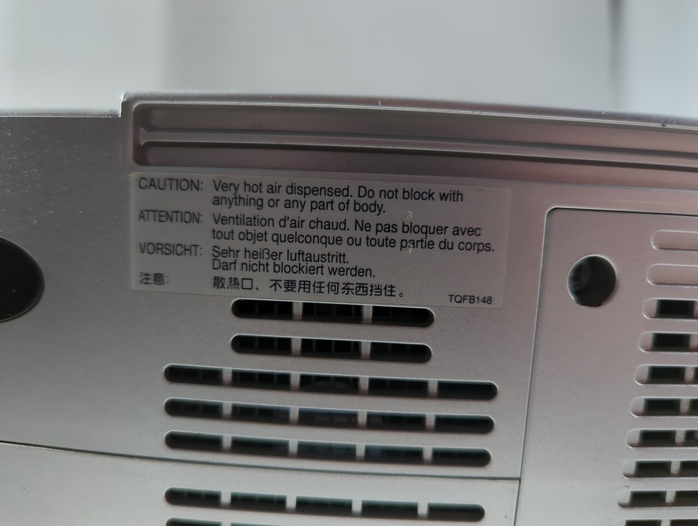 Vintage 2002 Panasonic Projector Model PT-L750U - Powers On and Displays