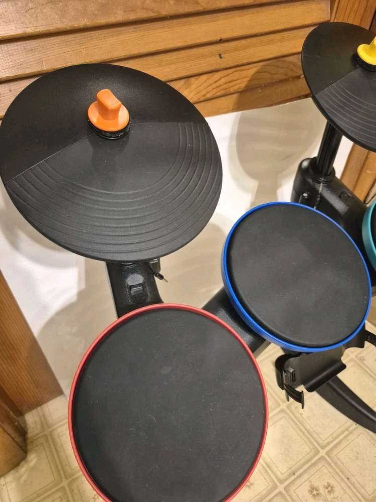 NO PEDAL! TESTED Activision Wireless Drum Kit Controller For Xbox 360 Drums Only