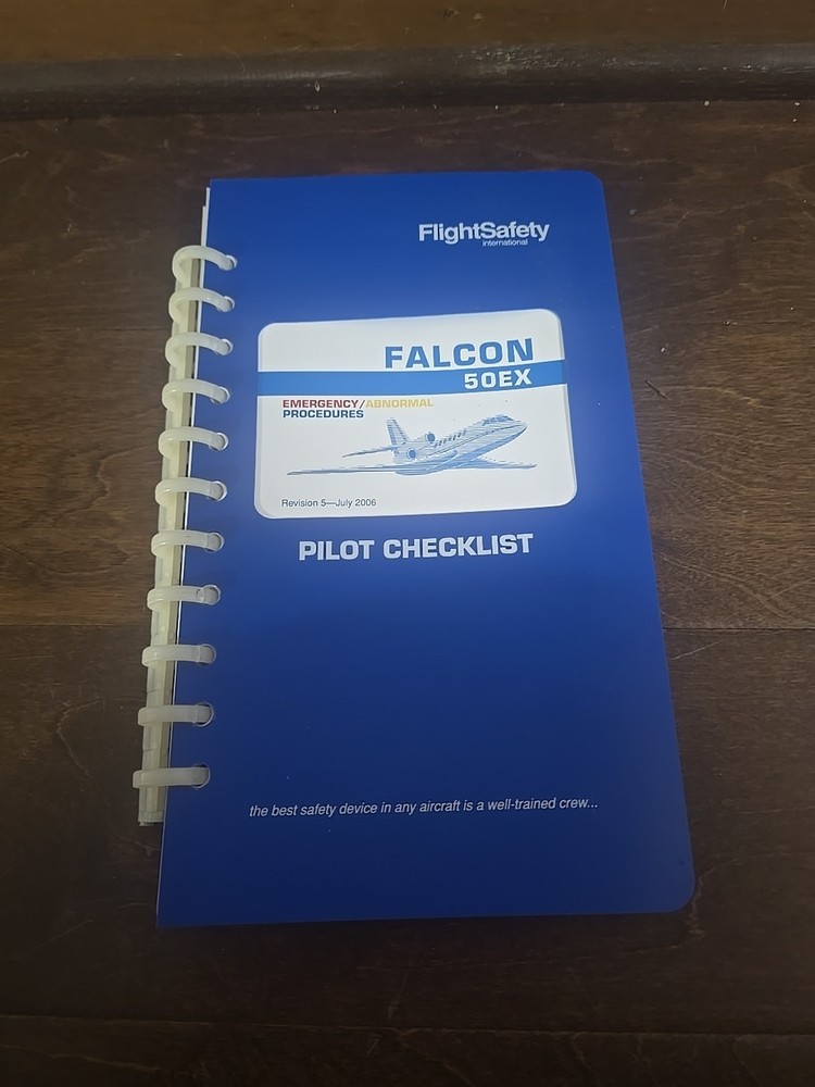 Flight Safety Dassault Falcon 50EX Pilot Checklist Normal Procedures Rev. 5