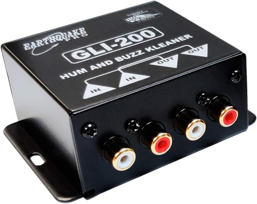 Ground Loop Isolator RCA Hum Buzz Eliminator for Audio Systems