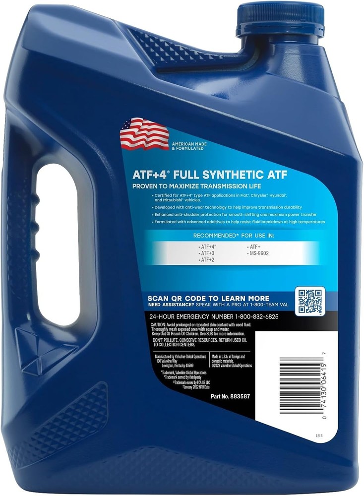 ATF 4 Full Synthetic Automatic Transmission Fluid 1 Gallon…