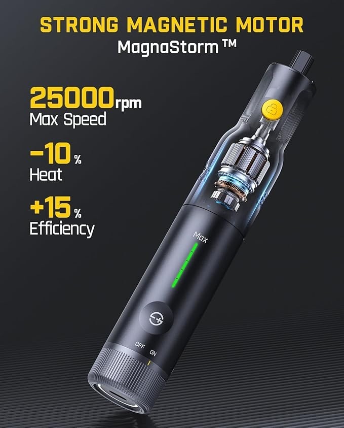 Fanttik F2 PRO Cordless Rotary Tool Kit Strong Magnetic Motor, Revostor Hub, 5 V