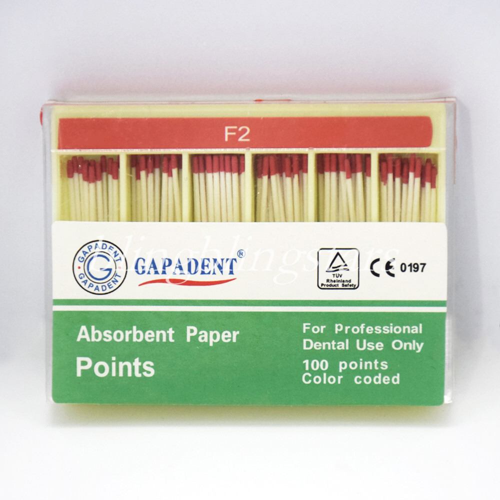 1 Box Dental Endodontic Obturation Gutta Percha Points/Absorbent Paper Points