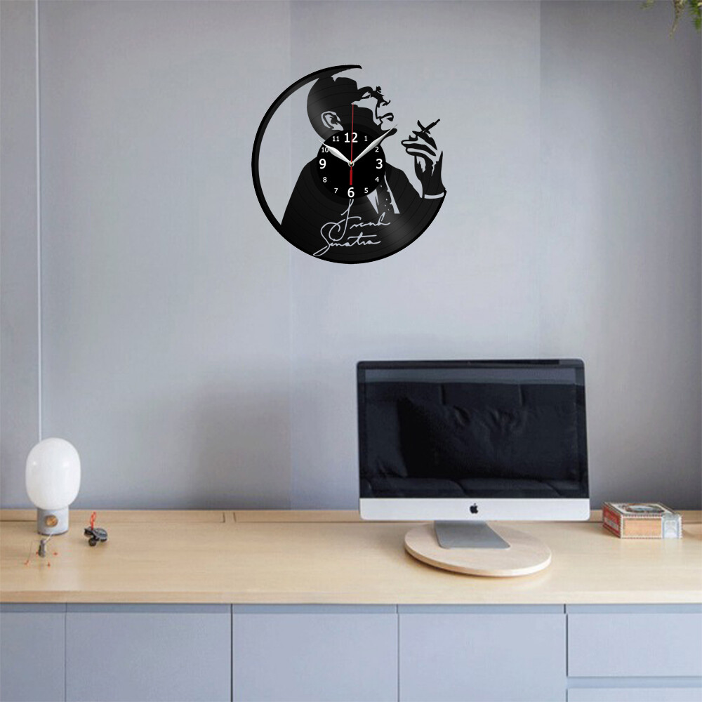 Frank Sinatra Vinyl Record Wall Clock Decor Handmade 4460