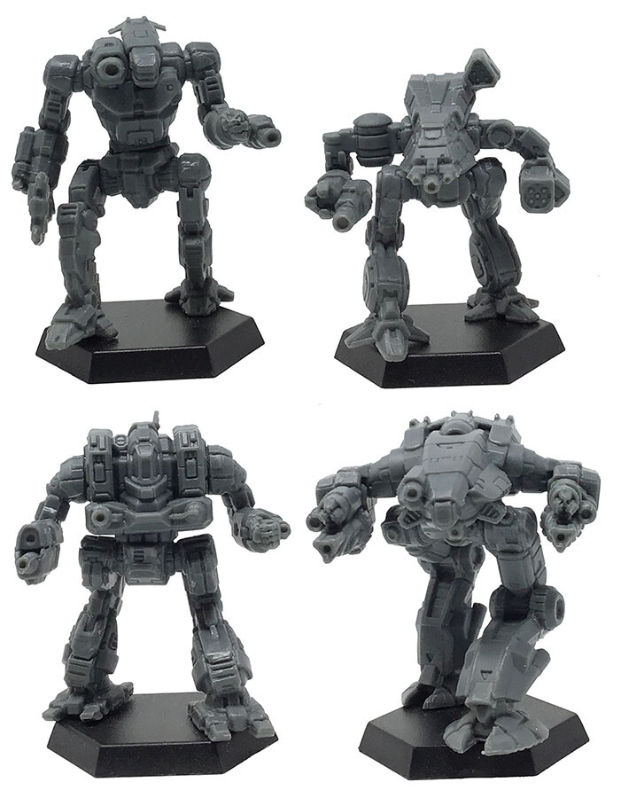 Battletech  Inner Sphere Heavy Battle Lance  NEW NIP  CAT 35733