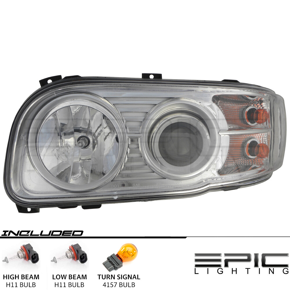 Pair LH RH Halogen Headlights fits PETERBILT 06-22 389