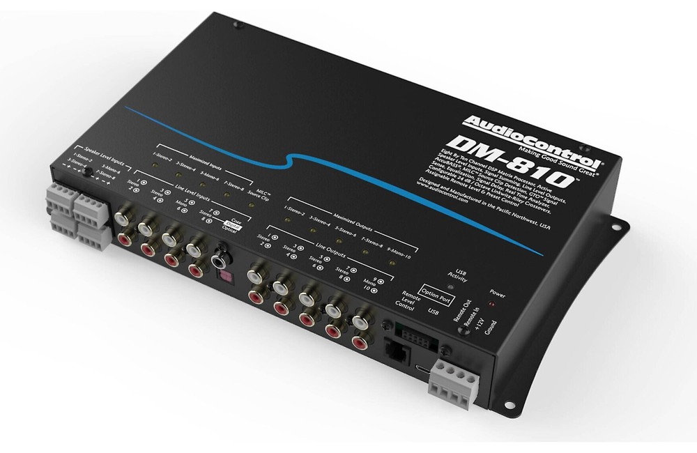AUDIOCONTROL DM-810 8 channel Digital Signal Processor Ultimate EQ Crossover DSP