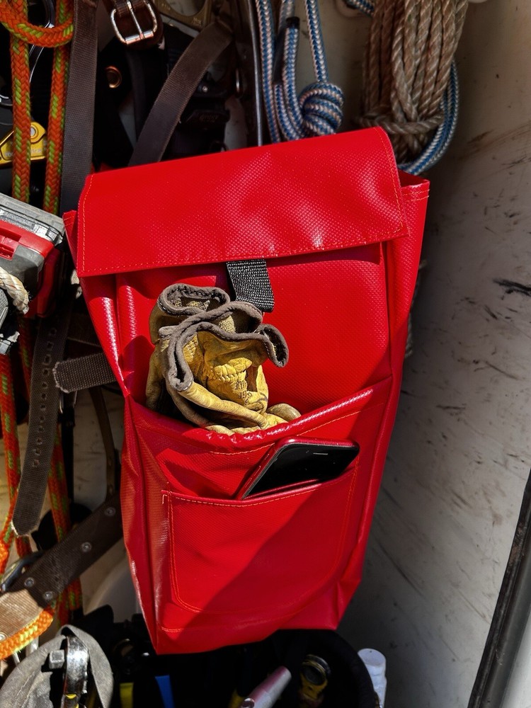 Lineman tools, Glove Bag Red, Lineman Bag