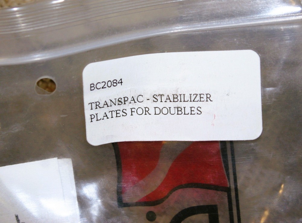 Dive Rite stabilizing scuba diving plates tech cave backplate etc