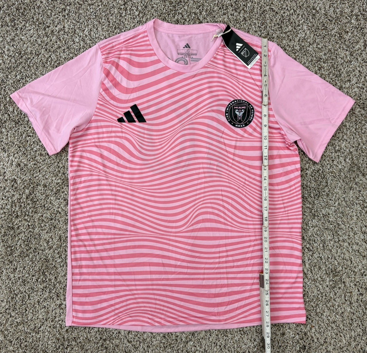 New Adidas Lionel Messi Inter Miami CF #10 Men's Jersey Pink Size LARGE MSRP $60