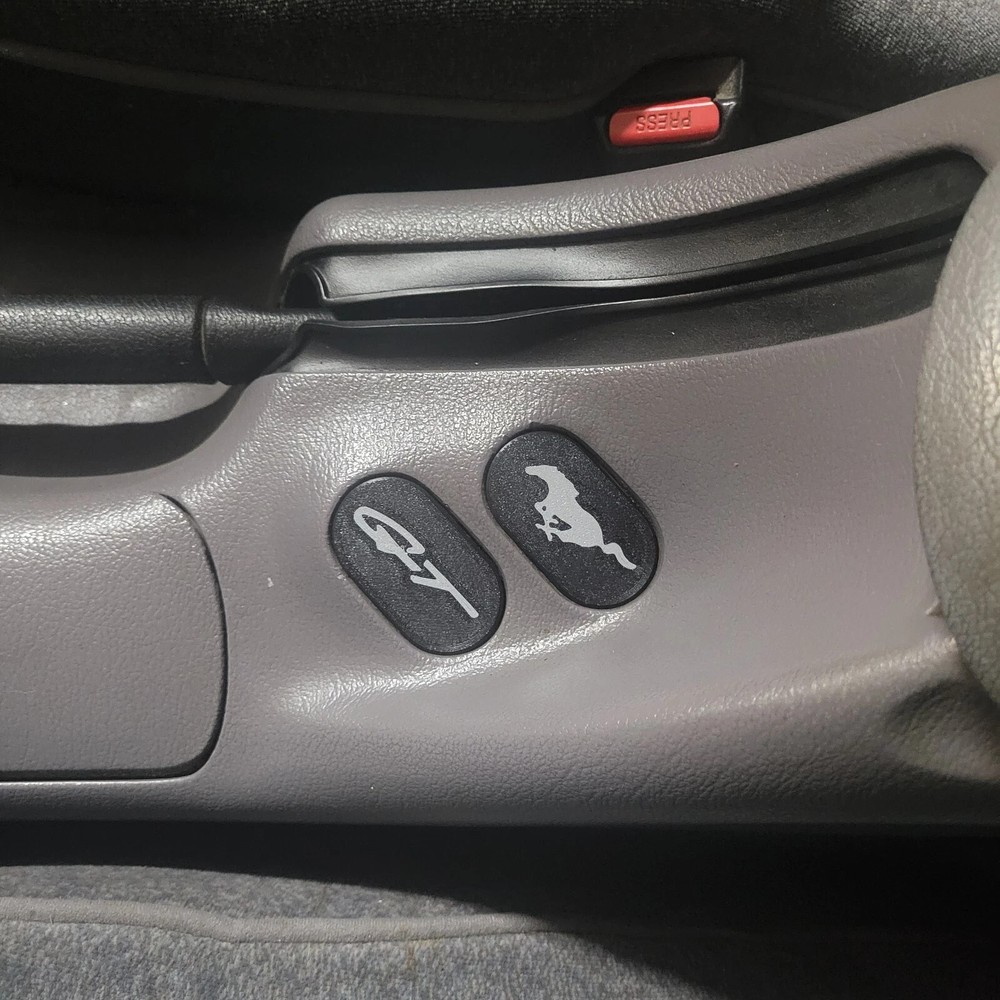 Coin Holder Replacement Inserts For 94-04 Ford Mustang Embedded Logos SN95