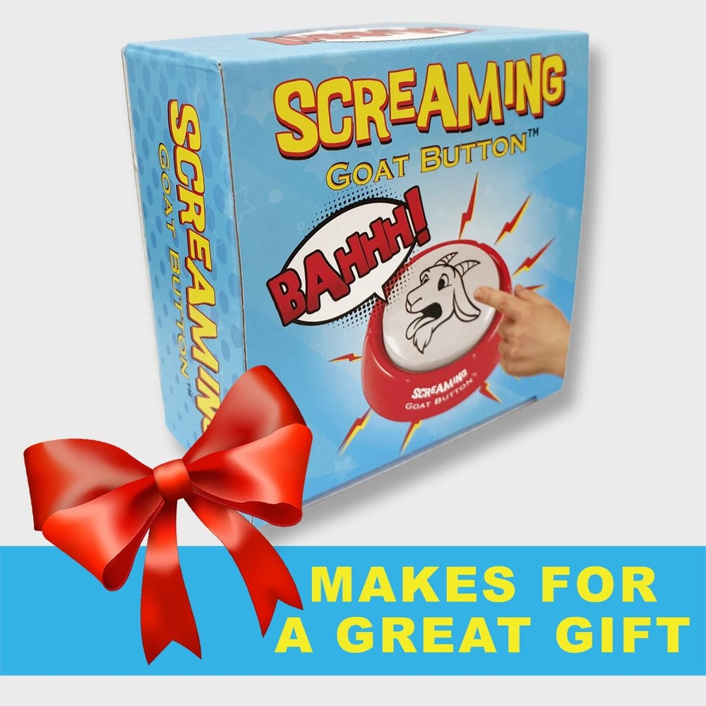Screaming Goat Button | The Original Scream | Desk Medium