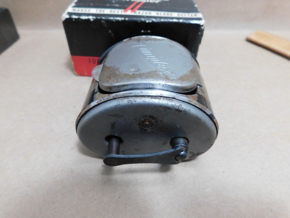 Twinplex Safety Razor Stropper 1920's Vintage Sharpener Original Box