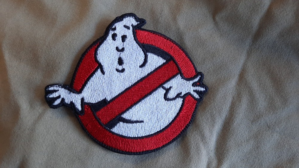 Ghostbusters No Ghost Logo Embroidered Patch w Hook Backing