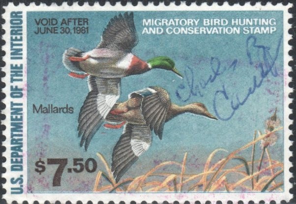 US Scott #RW47 Duck Stamp, used