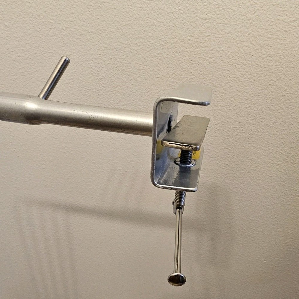 Lowery Workstand Stainless Steel with Side Clamp Head