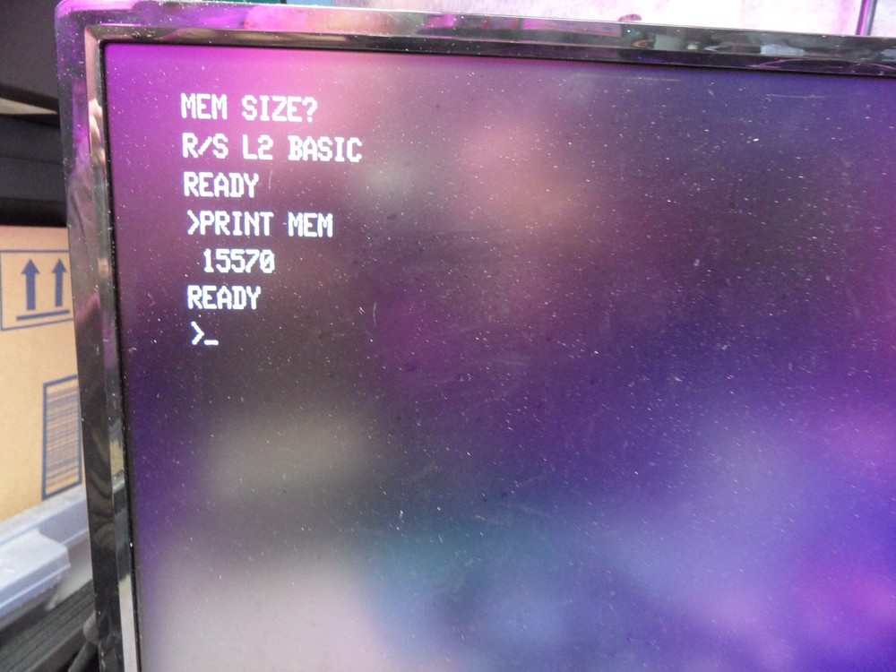 Tandy TRS-80 TRS80 Model I Computer w/ Power Supply, Video Cable - Tested