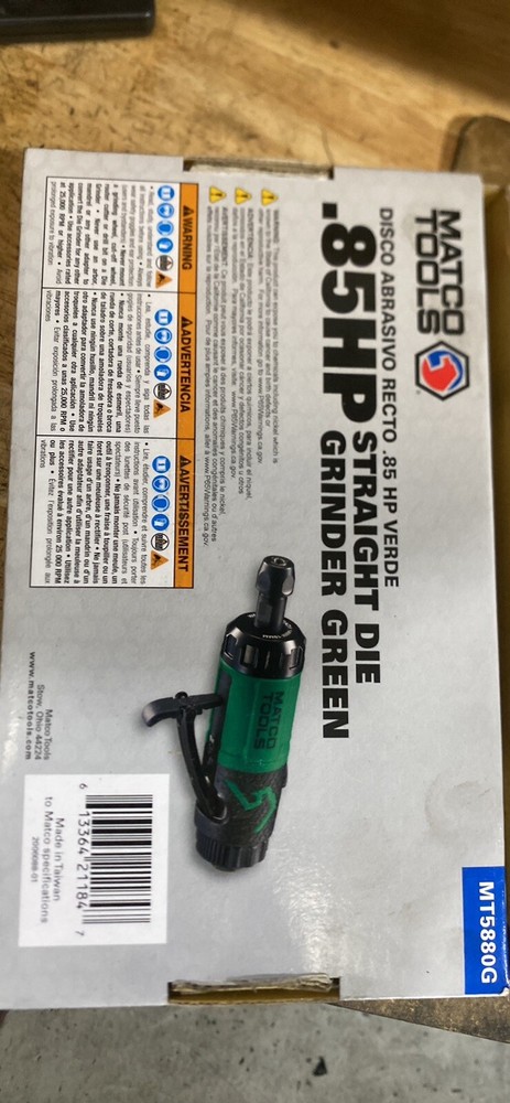 Matco Tools Straight Die Grinder