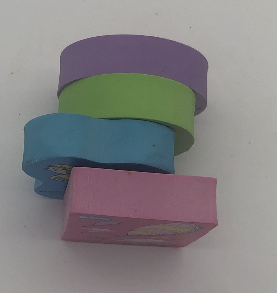 Dr. Seuss Puzzle Erasers lot 4