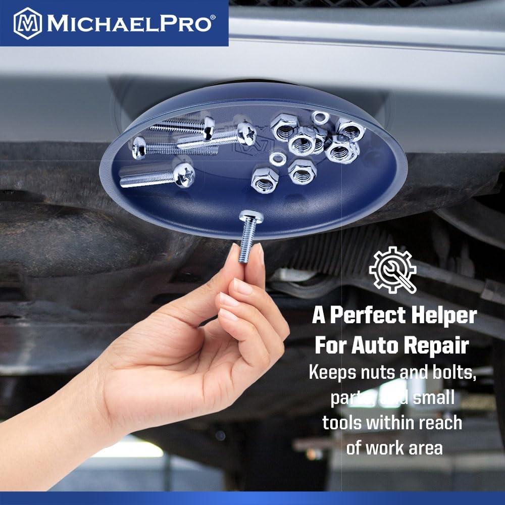 MichaelPro Magnetic Tool Tray: Securely Hold Screws, Nuts & Bolts.