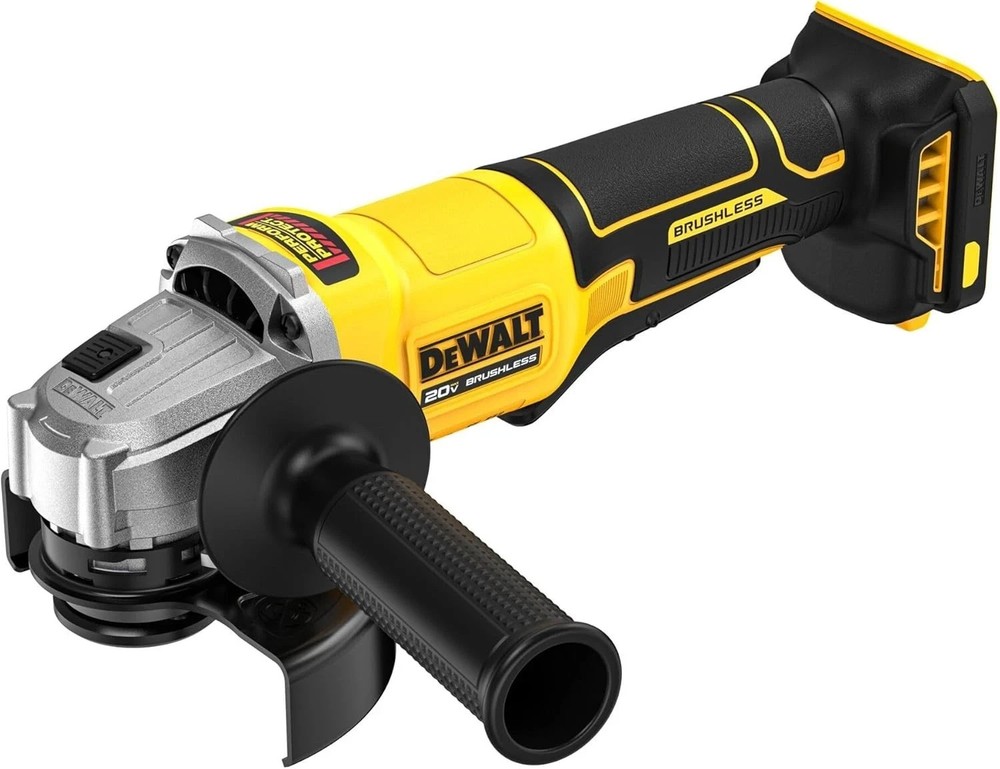 DEWALT 20VMAX Brushless Angle Grinder Paddle Switch Cordless DCG408B - Tool Only