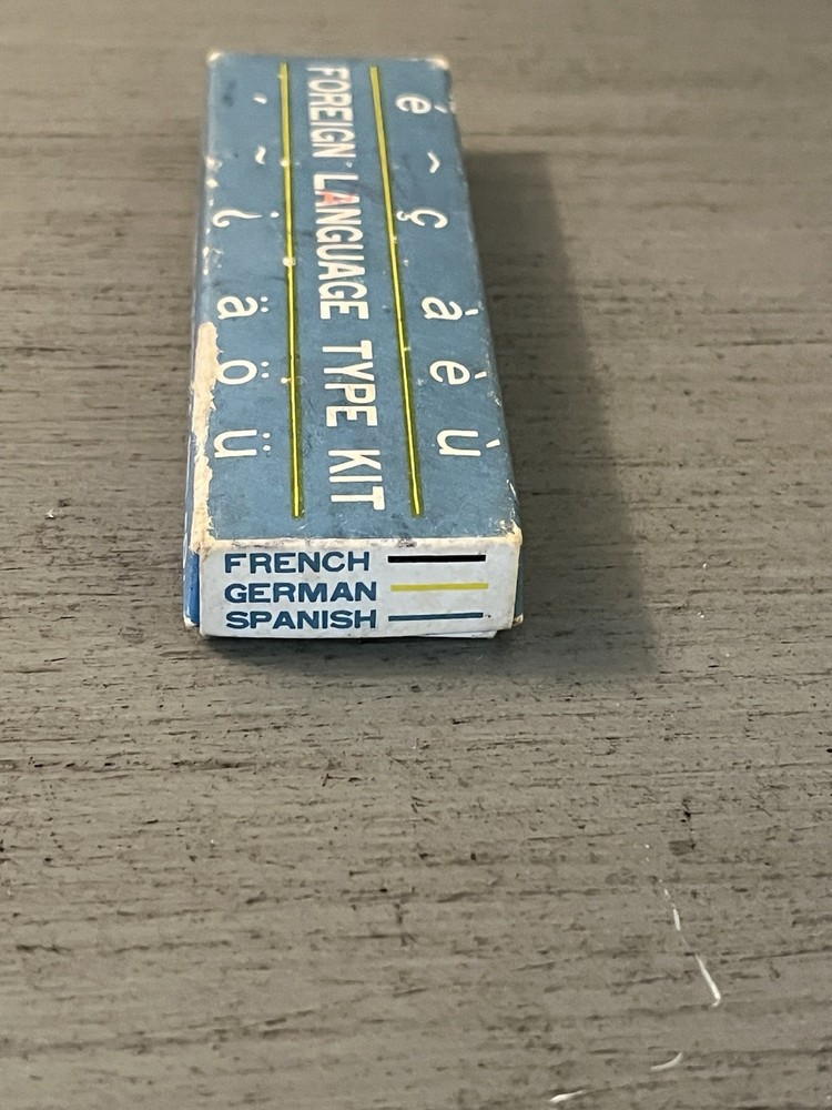 Foreign Language Type Kit for Sears Easy-Touch Typewriter Keys and Type Slugs