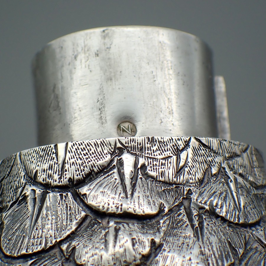 Pheasant Form Table Box Shaker Dutch 833 Silver 1923 Date Mark