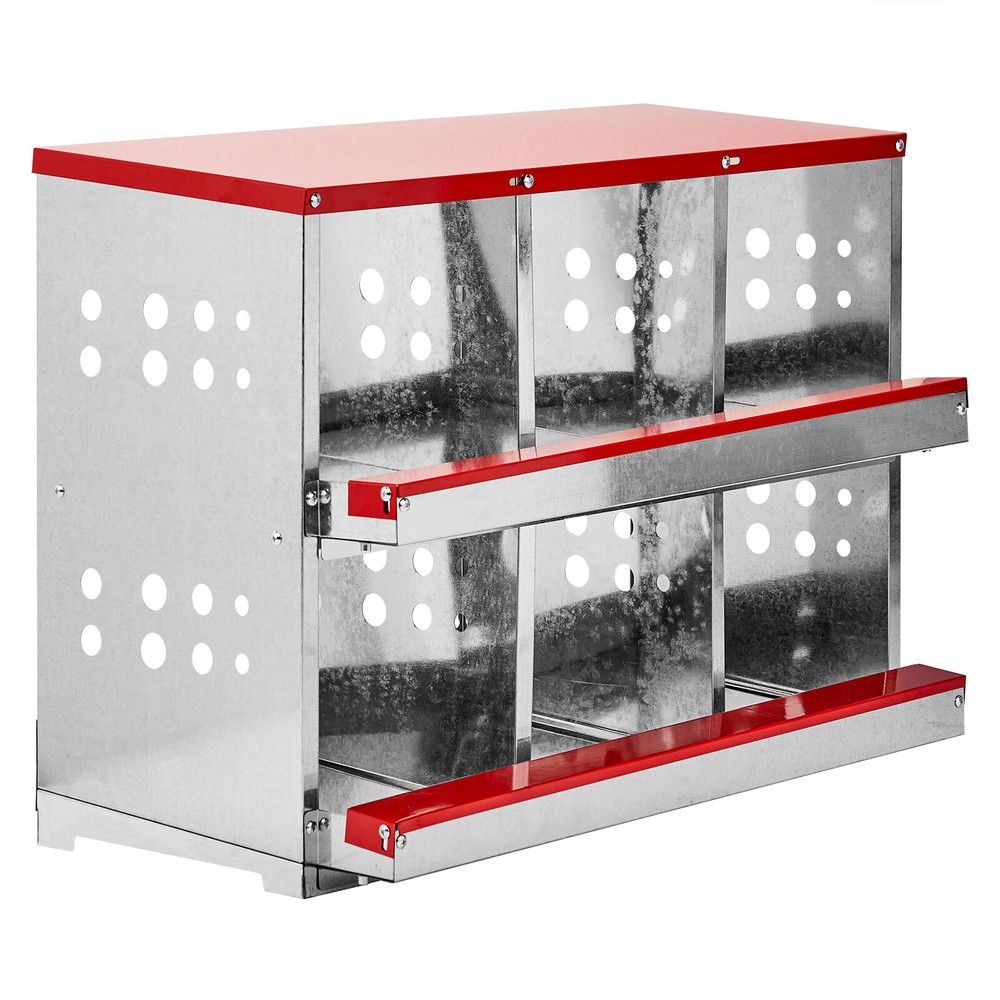 6 Compartment Roll Out Chicken Nesting Box Egg Nest Box Chicken Laying Box