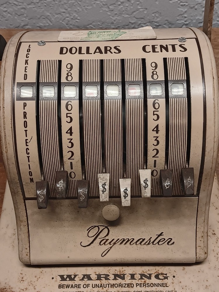 Vintage Paymaster Series X-2000 UNTESTED