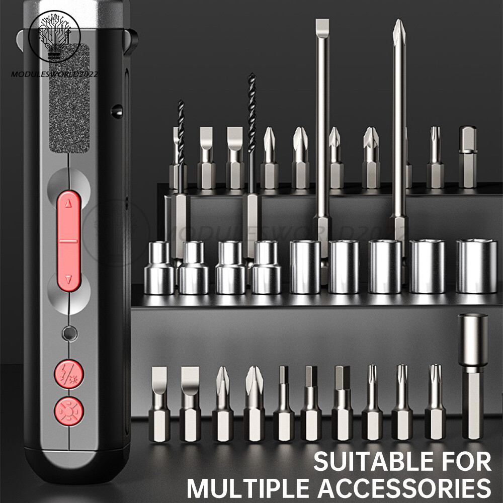 Electric Screwdriver Cordless Rechargeable Precision Screw Driver Mult-ifunction