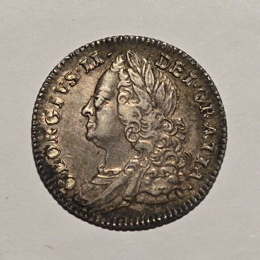 1757 Great Britain: George II 6 Pence