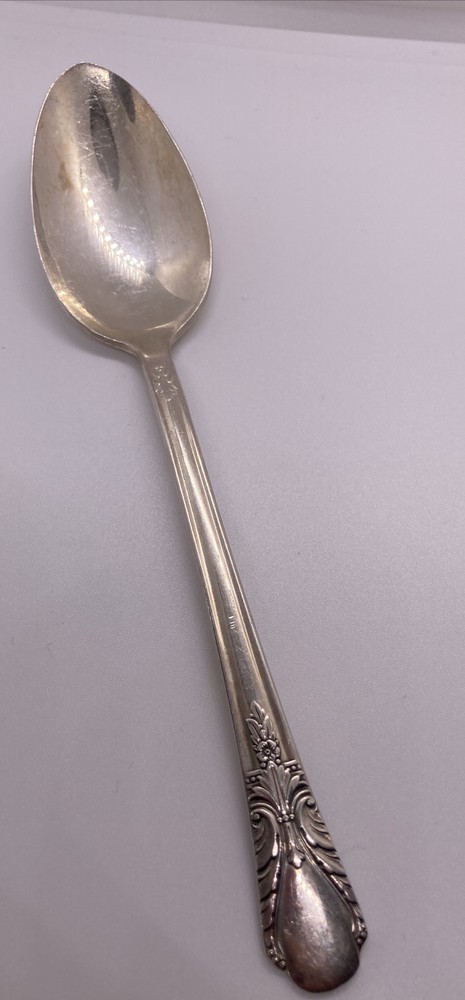 Wm. Rogers Mfg. Co. Silver Plate Spoons, Avalon Pattern, 6 in.