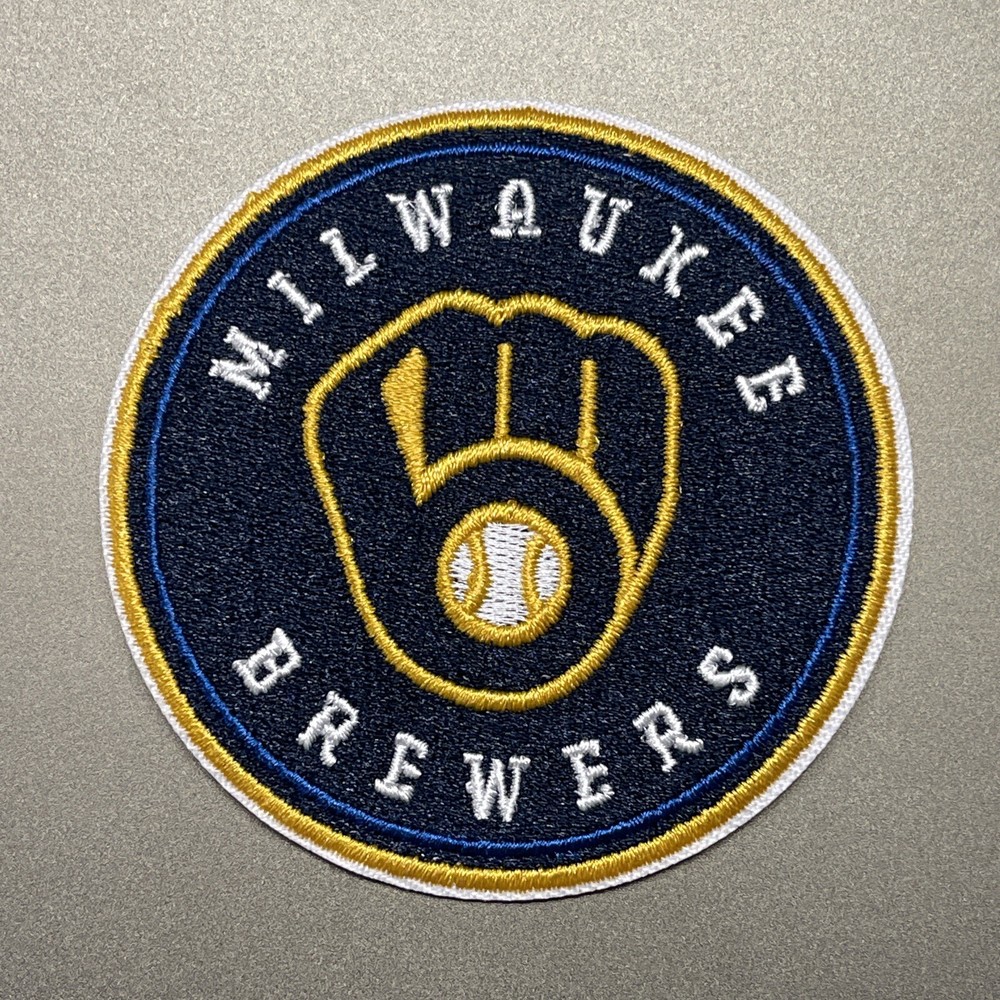 Milwaukee Brewers Patch Embroidered Iron 2.75x2.75 Inch