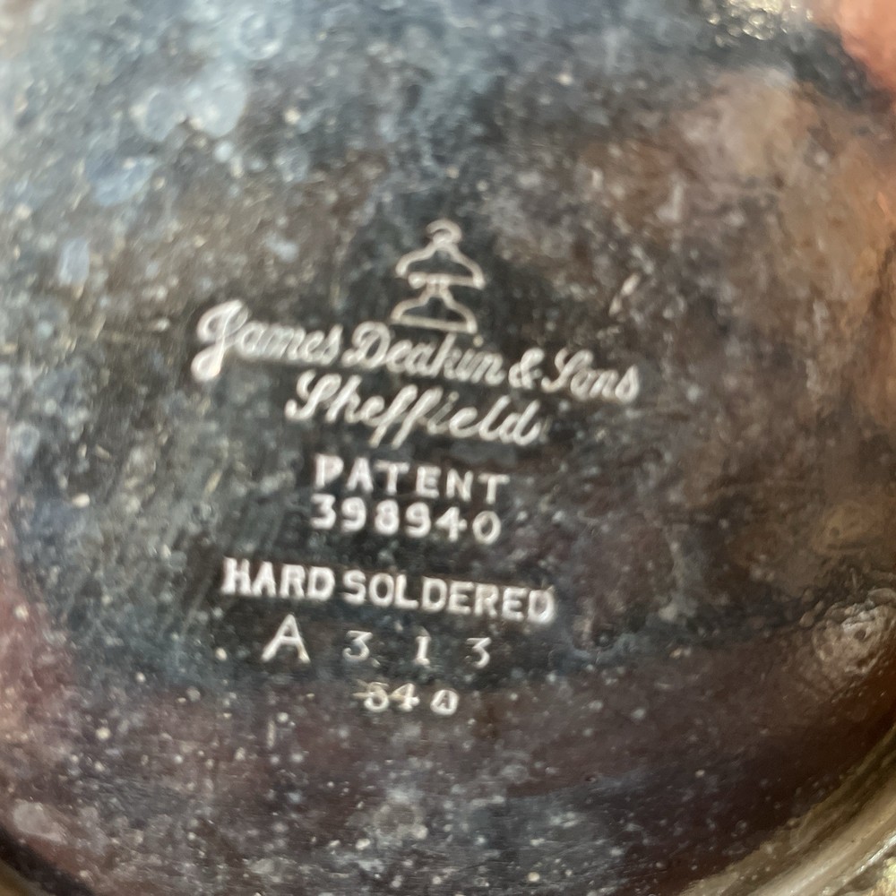 James Deakin , And Sons Silver Plated Teapot