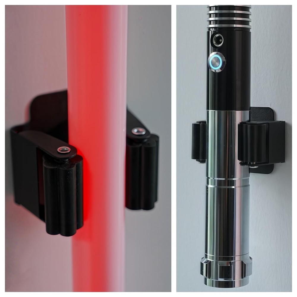 Adjustable Lightsaber Wall Mount Vertical Display Stand Horizontal Light Saber H