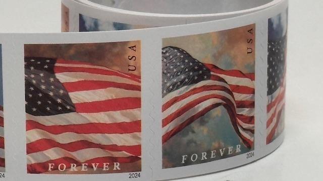 100 Self-Adhesive 4 Flags Designs Stamps DISCOUNT PRICE Free Shipping