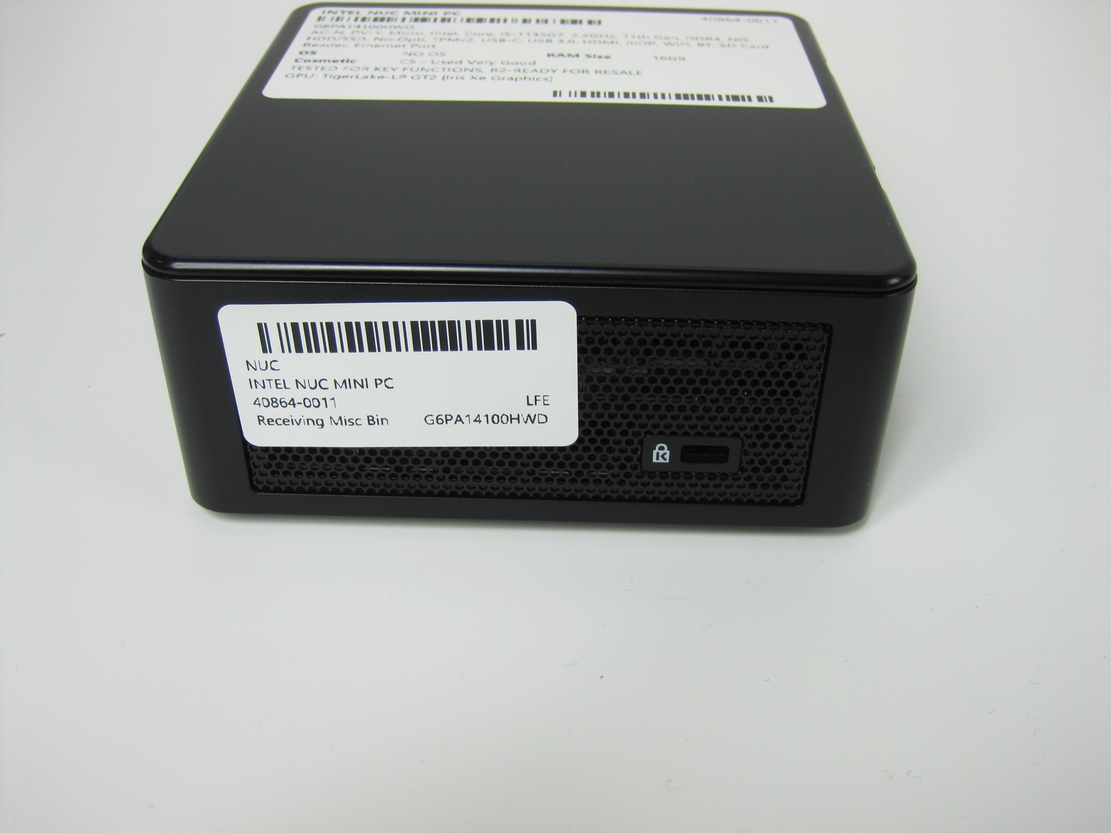 Intel NUC Mini PC NUC11PAH i5-1135G7 2.4GHz 16GB DDR4 NO HDD/SSD NO OS