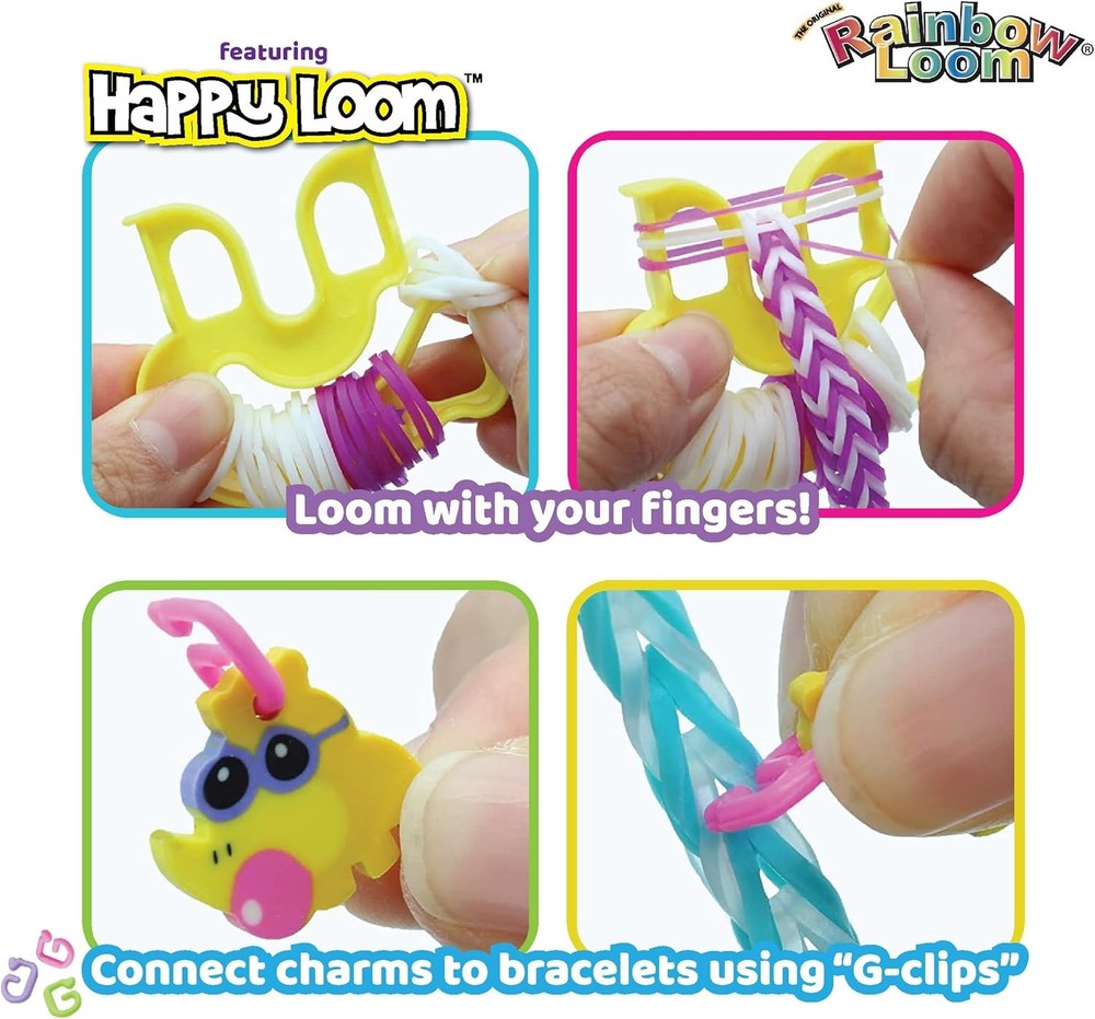 Rainbow Loom® Loomi-Pals™ Mini Combo Set, Features 60 Cute Assorted Loomi-Pal