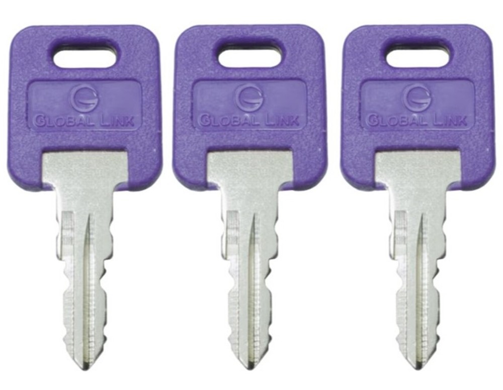 3 PACK Global Link Precut RV Lock Key * SELECT YOUR KEY CODE * G301 - G391