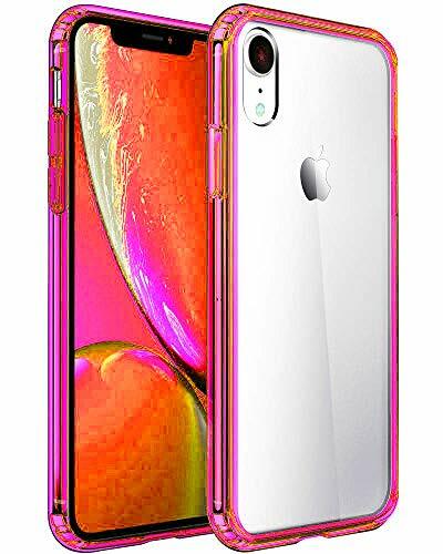 Case for iPhone XR, Shockproof Case, Clear, TPU+PC 2 in 1