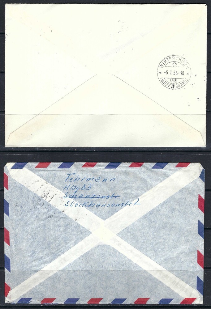 B&D: Germany ten (10) postwar covers and cards--fresh