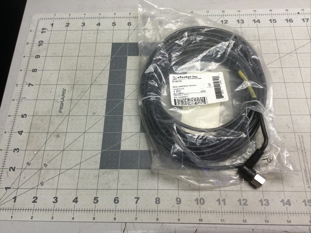 IFM Efector E18018 Connecting Cable 10M with Socket 4-Conductor 22AWG -(LXC7Q)