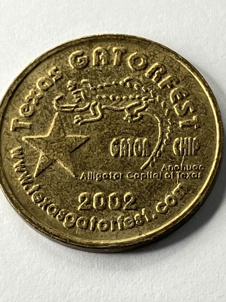 Texas Gatorfest Catch Chip Token Anahuac #tq1