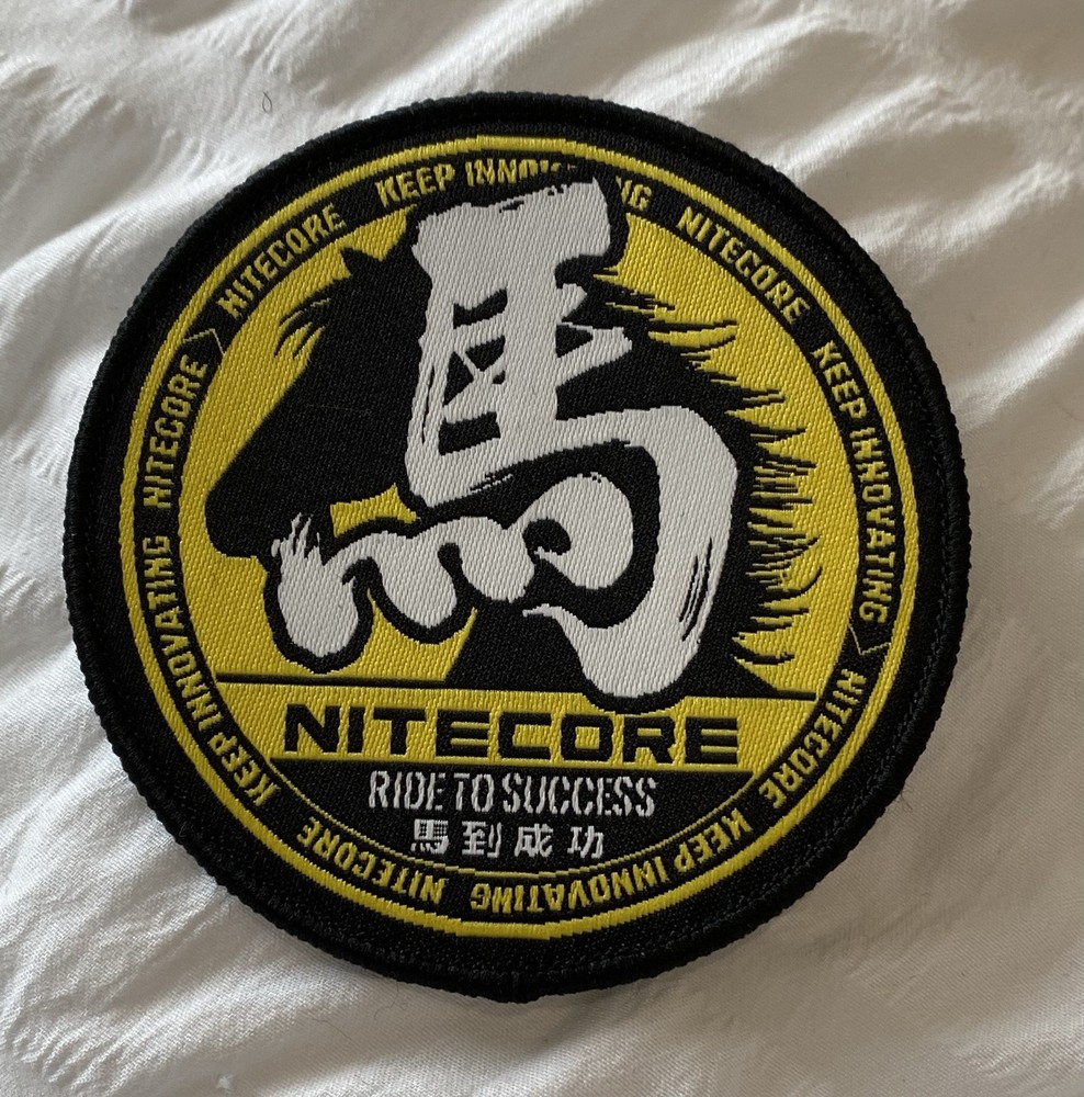 NRA 💥 Show 2026 NITECORE “Ride To Success” Custom Patch, Hook&Loop + New!