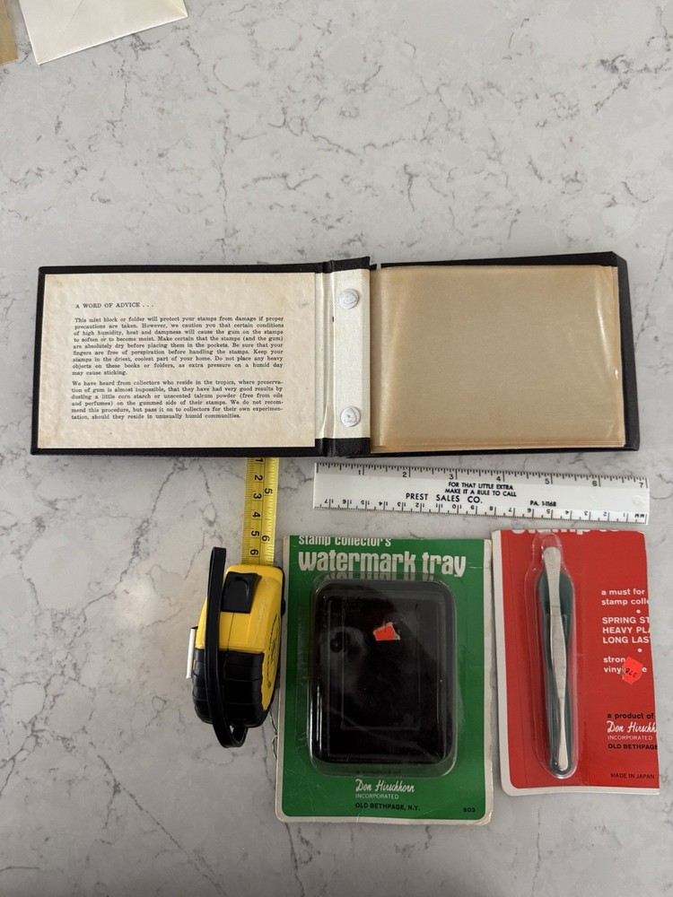 Vintage Tools For Stamp Collecting