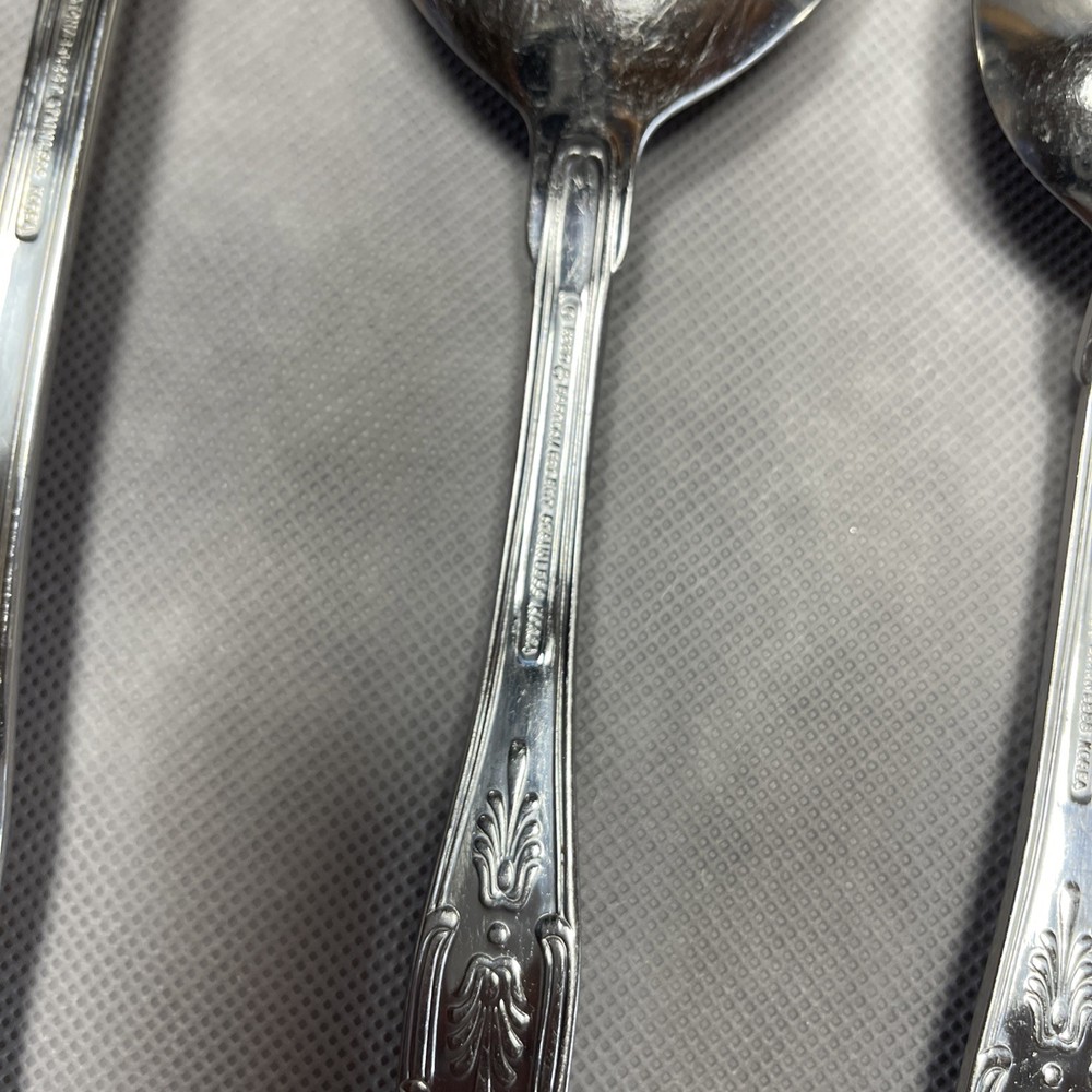 Reed & Barton KINGS 5 Pc 1824-1999 175th Select Stainless Serving Flatware Set
